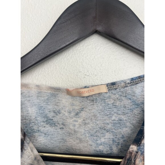 VTG Forever 21 Y2K Tie-Dye Empire Waist V-Neck Lace Cami Top Spaghetti Straps XS - Picture 4 of 4